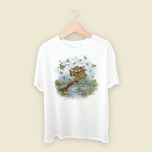 Funny Frogs And Yoda Playing T Shirt Style