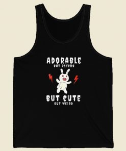 Adorable But Psycho Rabbit Tank Top