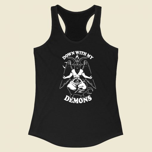 Always Down My Demon Racerback Tank Top On Sale