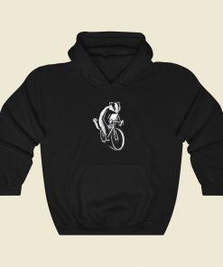 Badger On A Bicycle Hoodie Style On Sale