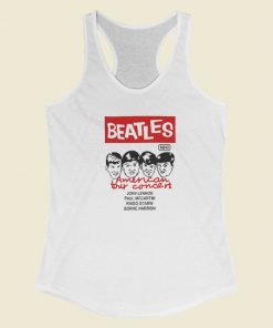 Beatles American Tour Concert Racerback Tank Top