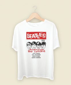 Beatles American Tour Concert T Shirt Style On Sale