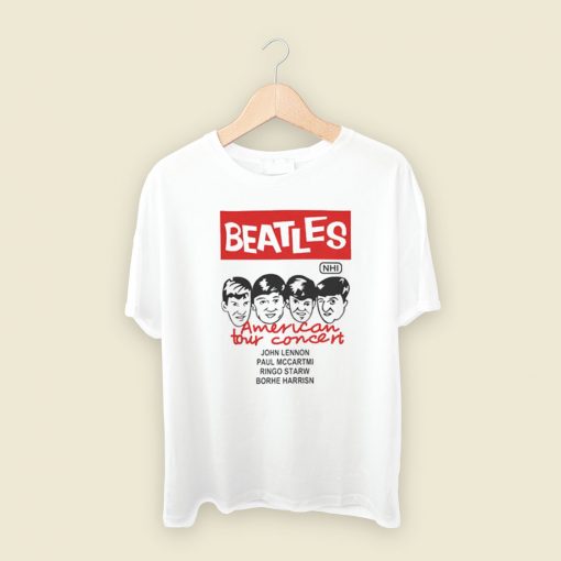 Beatles American Tour Concert T Shirt Style On Sale