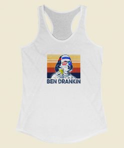 Ben Drankin Benjamin Franklin Racerback Tank Top