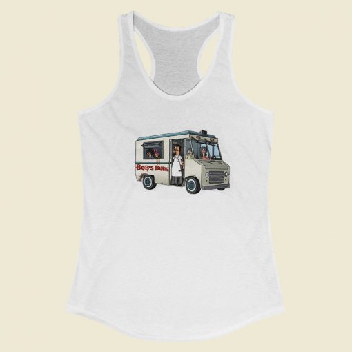 Bobs Burgers Food Truck Racerback Tank Top