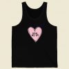 Clueless Ugh As If Pink Drawn Heart Tank Top