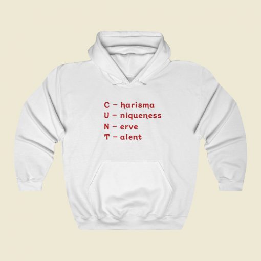 Charisma Uniqueness Nerve Talent Hoodie Style