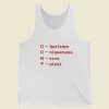 Cunt Charisma Uniqueness Nerve Talent Tank Top