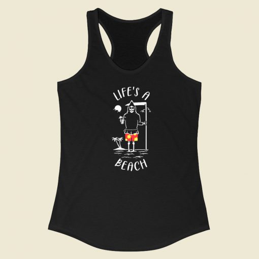 Devil Beach Life Racerback Tank Top On Sale