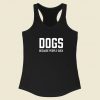 Dogs Because People Suck Racerback Tank Top On Sale