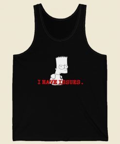 Bart Simpson Have Issue Tank Top On Sale