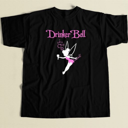 Drinker Bell Funny T Shirt Style On Sale