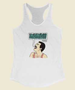 Freddie Mercury Mama Queen Racerback Tank Top