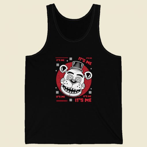 Freddy Robot Bear Tank Top On Sale