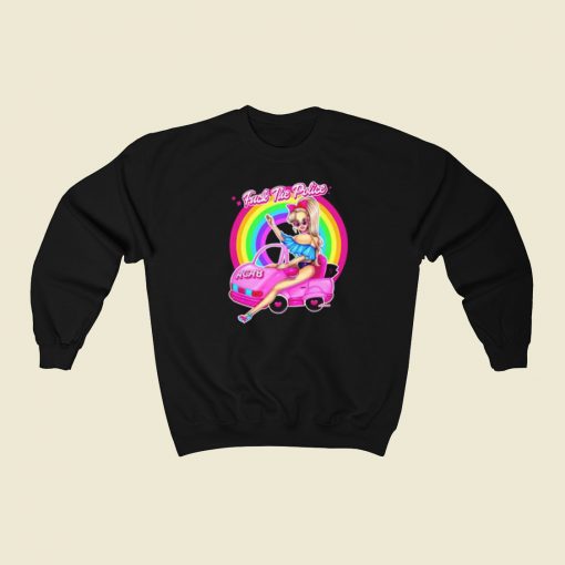 Fuck The Police Rainbow Sweatshirts Style On Sale