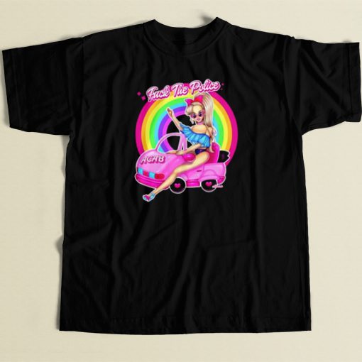 Fuck The Police Rainbow T Shirt Style On Sale