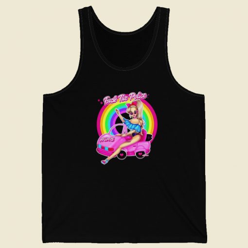 Fuck The Police Rainbow Tank Top On Sale