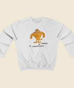 Garfield Im Immune To Propaganda Sweatshirts Style