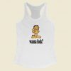 Garfield Wanna Fuck Racerback Tank Top