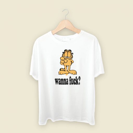 Garfield Wanna Fuck T Shirt Style