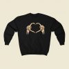 Hands Heart Skeleton Sweatshirts Style On Sale