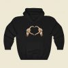 Hands Heart Skeleton Hoodie Style On Sale