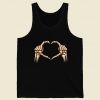 Hands Heart Skeleton Tank Top On Sale