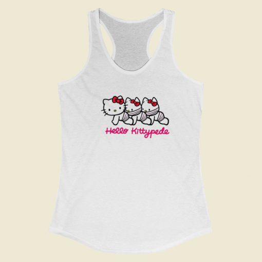 Hello Kitty Human Centipede Racerback Tank Top