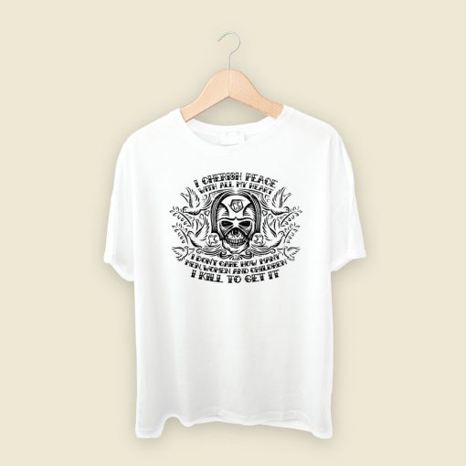 I Cherish Peace T Shirt Style On Sale