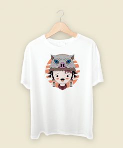 Inosuke Mask Tanjiro T Shirt Style On Sale