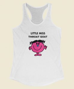 Little Miss Throat Goat Racerback Tank Top On Sale