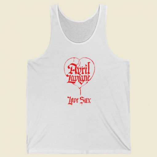 Love Sux Avril Lavigne Tank Top On Sale