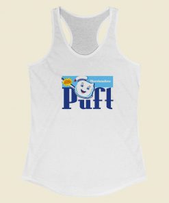 Marshmallow Puft Funny Racerback Tank Top