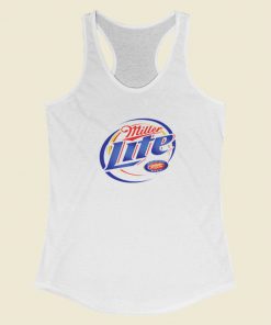 Miller Lite Beer Racerback Tank Top On Sale