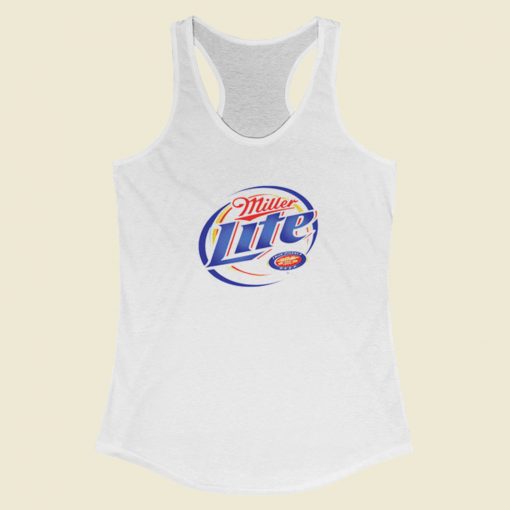 Miller Lite Beer Racerback Tank Top On Sale