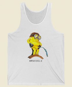 Minion Brussels Funny Tank Top On Sale