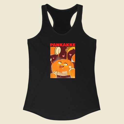 Naughty Pancake Cum Pankakke Racerback Tank Top