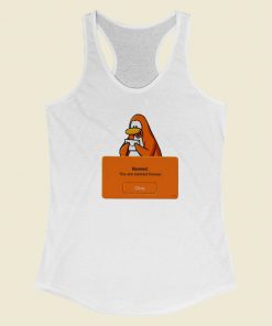 Penguin Banned You Are Banned Racerback Tank Top