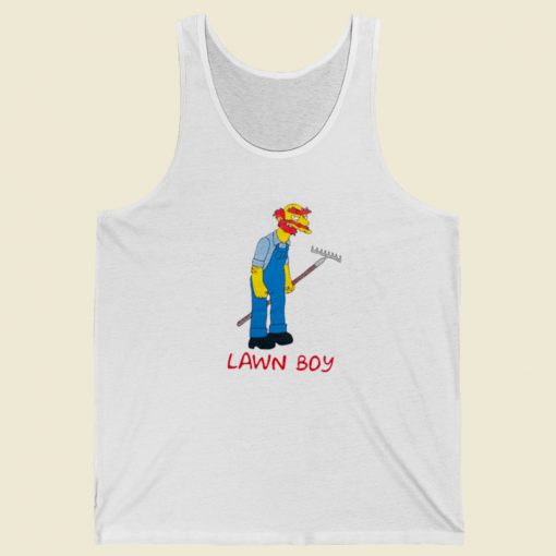 Phish Simpsons Lawn Boy Tank Top On Sale