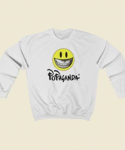 Popaganda Ron English Smiley Big Grin Sweatshirts Style