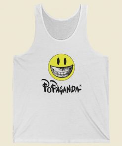 Popaganda Ron English Smiley Big Grin Tank Top