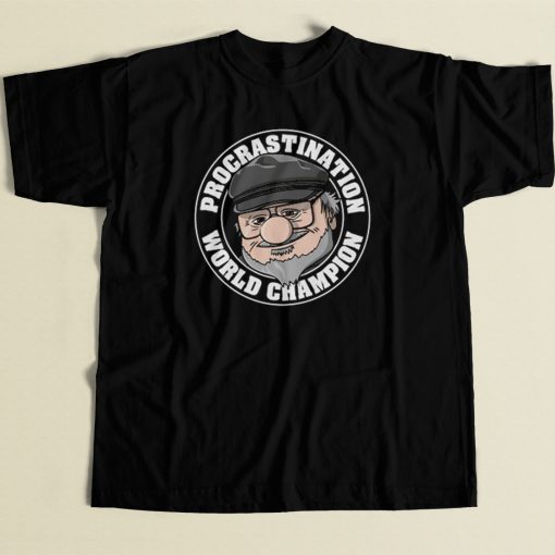 Procrastination Champion T Shirt Style On Sale