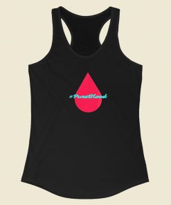 Pure Blood Movement Graphic Racerback Tank Top