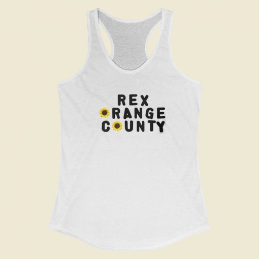 Rex Orange County Sunflower Racerback Tank Top