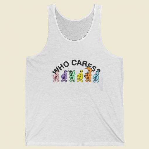 Rex Orange County Who Cares White Tank Top