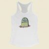 Ronald Reagans Grave Racerback Tank Top