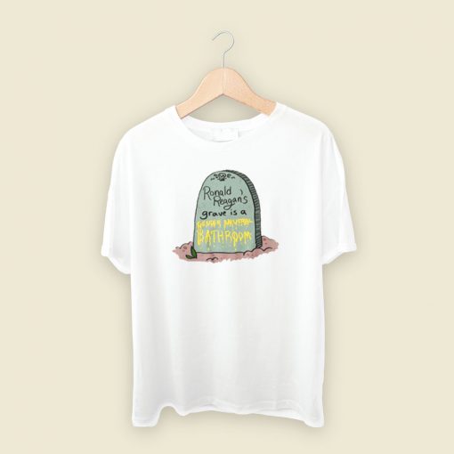 Ronald Reagans Grave T Shirt Style On Sale