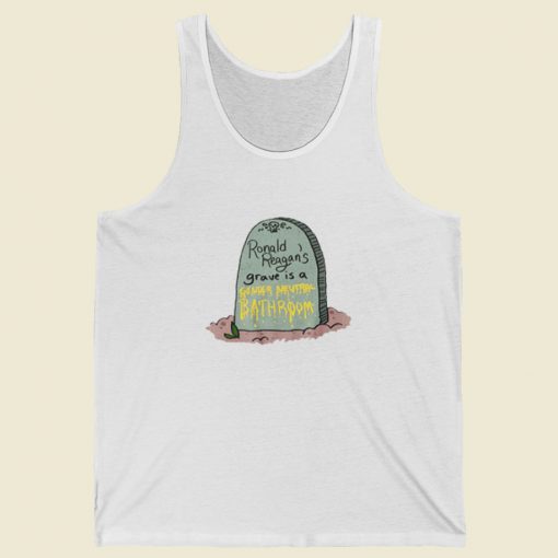 Ronald Reagans Grave Tank Top On Sale