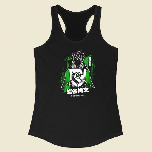 Shield Of Naofumi Racerback Tank Top On Sale