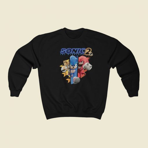 Sonic 2 Character Running Sweatshirts Style